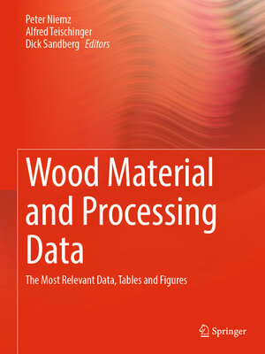 cover image of Wood Material and Processing Data